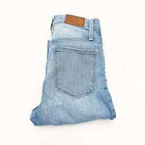 Madewell Classic Straight Jean Light Wash Denim Jeans Size 25